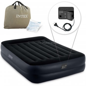 Materac dmuchany z wbudowaną pompką elektryczną INTEX 64124