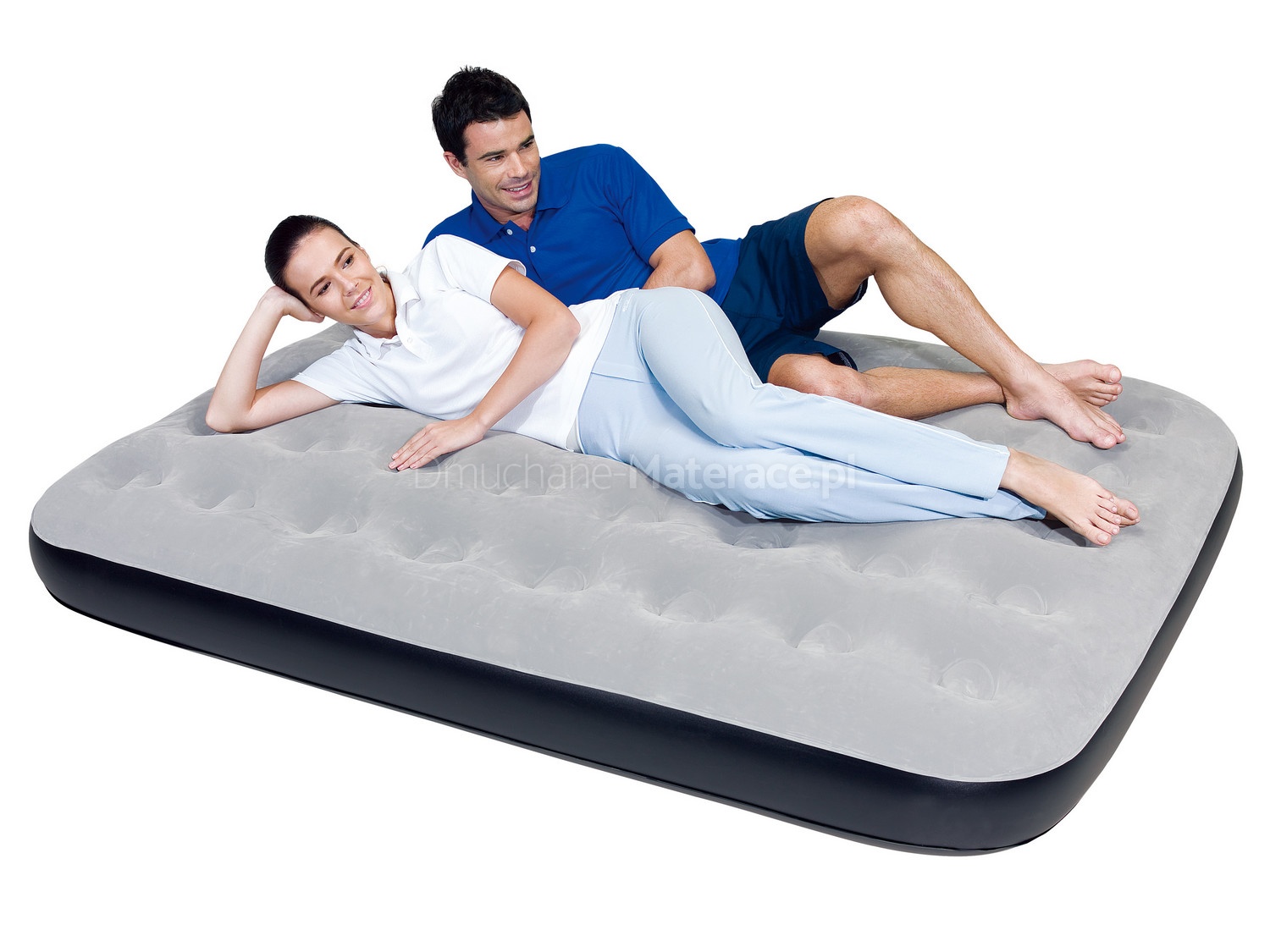 Materac welurowy Double 191 x 137 x 22 cm Bestway 67408