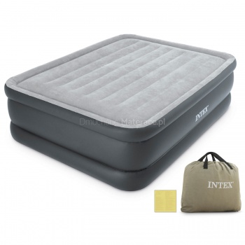 Materac dmuchany 203x152x51 cm z wbudowaną pompką elektryczną INTEX 64140