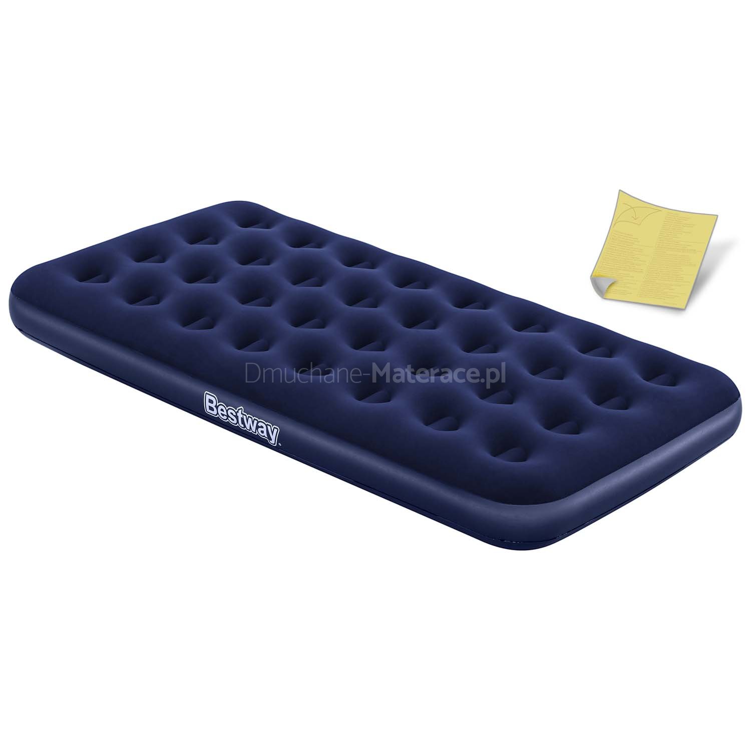 Materac dmuchany 188x99x22 cm jednoosobowy Bestway 67001